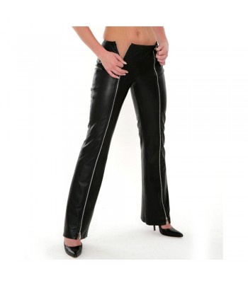 Women Two way Zipper Front Pant